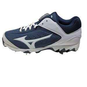 Mizuno 9-Spike Swift 5 - Women's Softball Metal Cleats - US Size 6 - Navy/White